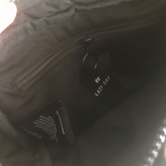 New Lazy Oaf Leopard Fleece Bum Bag - Picture 5 of 5